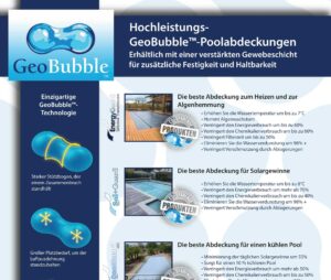 CO2-sparende Poolabdeckungen