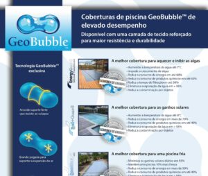 Coberturas para piscinas que poupam carbono